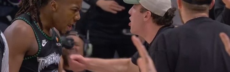 杀疯了！道苏姆底角三分球追平打停掘金 个人已经轰下21分