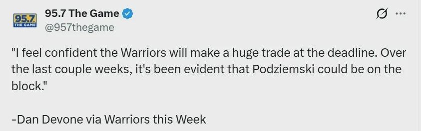 Nice！勇士开窍了！曝将交易库里接班人